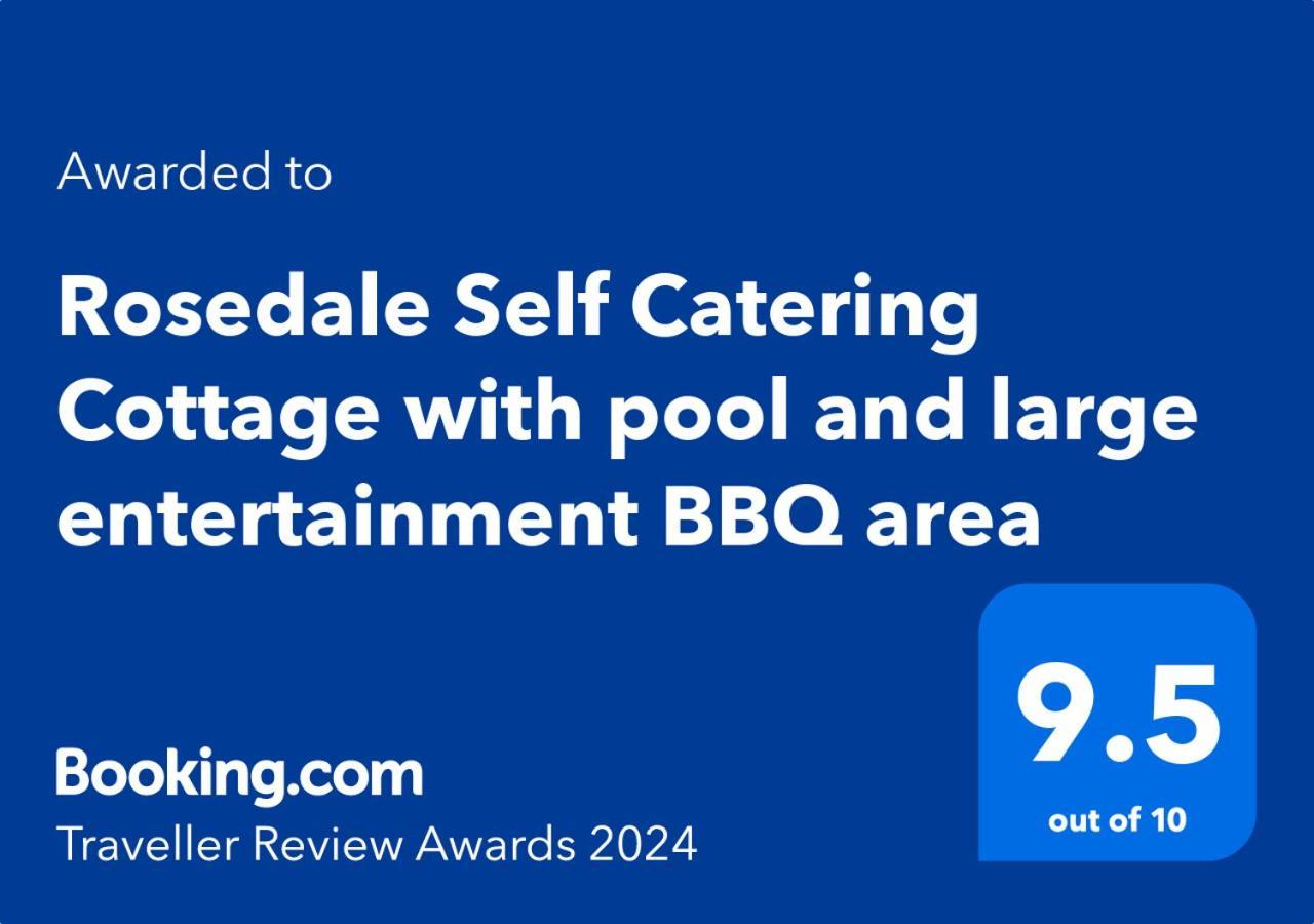 Rosedale Self Catering Cottage With Pool And Large Entertainment Bbq Area Henburg Park Exterior photo